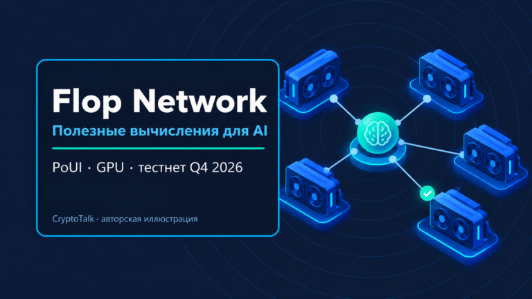 Обзор Flop Network: оплата AI-инференса, PoUI и токен $FLOP