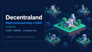 Обзор Decentraland: виртуальные миры, LAND, MANA и DAO