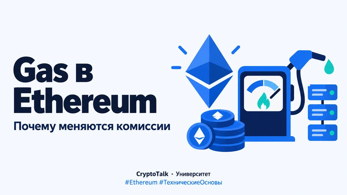 Иллюстрация Ethereum, шкалы вычислений и комиссии за обработку транзакции.
