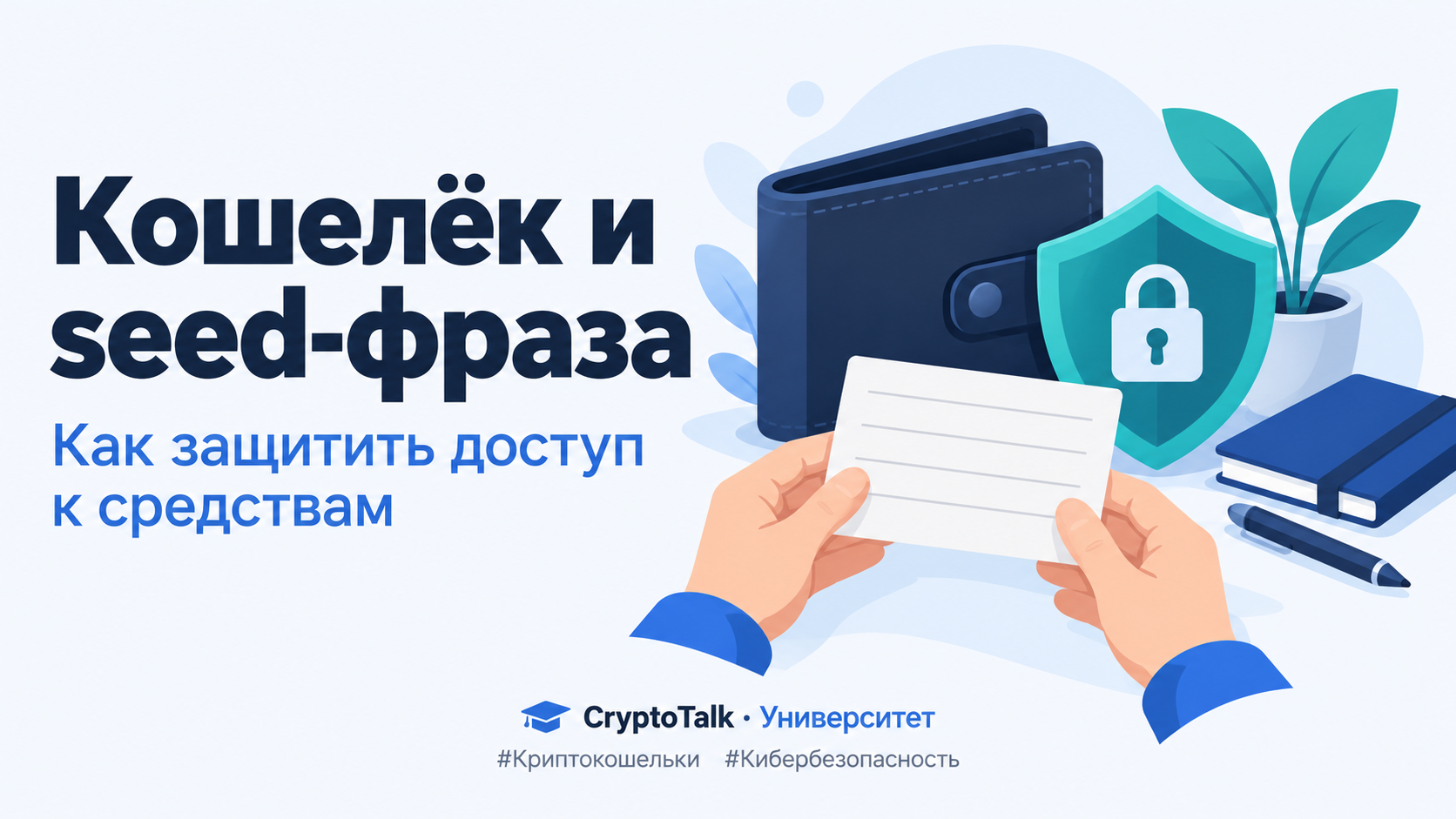 Криптокошелёк и seed-фраза: как защитить доступ