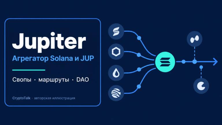Обзор Jupiter Exchange: агрегатор Solana, комиссии, продукты и токен JUP