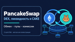 Обзор PancakeSwap: как работает DEX, комиссии, ликвидность и токен CAKE