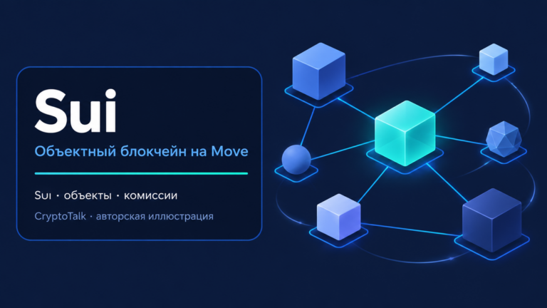 Обзор Sui: объектный блокчейн, токен SUI и комиссии
