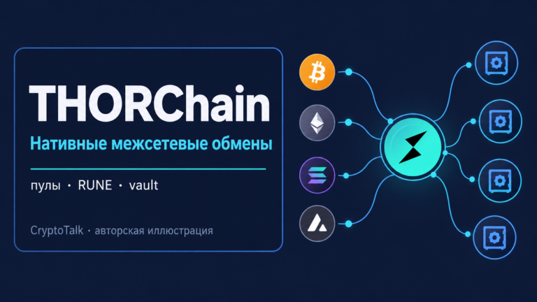 Обзор THORChain: обмен нативных криптоактивов между блокчейнами, комиссии и риски